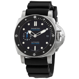 Panerai Submersible Automatic Black Dial Mens Watch pam02683
