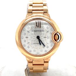 Pre-owned Cartier Ballon Bleu Automatic Silver Dial Ladies Watch wgbb0054