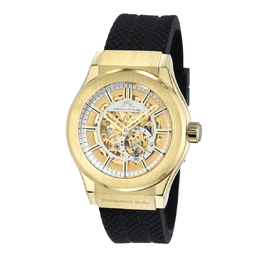 Porsamo Bleu Cruz Automatic Gold Dial Mens Watch 1221CCRR