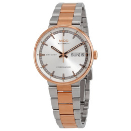 Mido Automatic Silver Dial Two-tone Ladies Watch m0142302203180
