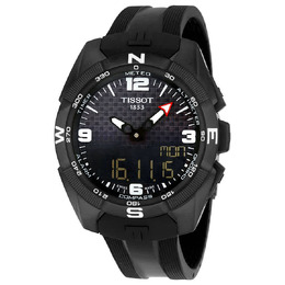 Tissot T-Touch Expert Solar Black Dial Mens Watch - Ref. T0914204705701