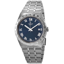 Pre-owned Tudor Royal Automatic Blue Dial Mens Watch M28500-0005
