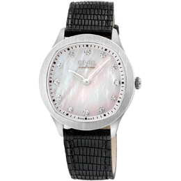 Gevril Morcote Diamond Mother of Pearl Dial Ladies Watch 10041