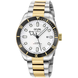 Gevril Yorkville White Dial Mens Watch 48615b