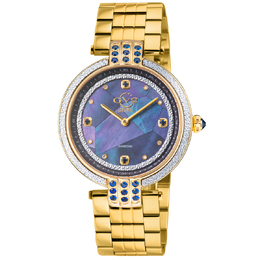 Gevril Matera Diamond Mother of Pearl Dial Ladies Watch 12802b