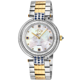 Gevril Matera Diamond Mother of Pearl Dial Ladies Watch 12809b