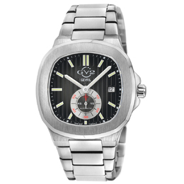 Gevril Potente Black Dial Mens Watch Model 18301B