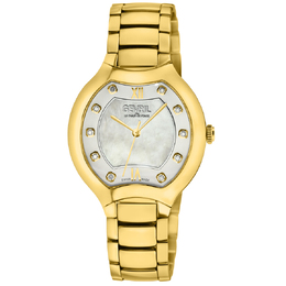 Gevril Lugano Mother of Pearl Dial Ladies Watch 11021b