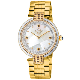 Gevril Matera Diamond Mother of Pearl Dial Ladies Watch 12808b