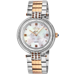 Gevril Matera Diamond Mother of Pearl Dial Ladies Watch 12810b