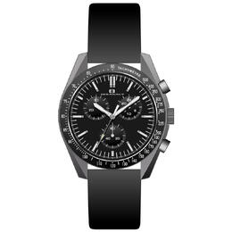 Oceanaut Orbit Chronograph Quartz Black Dial Mens Watch OC7580