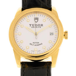 Tudor Glamour Automatic Diamond White Dial Unisex Watch 55008