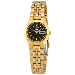 Seiko Series 5 Automatic Black Dial Ladies Watch syma06