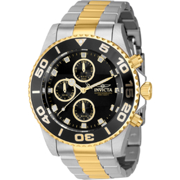 Invicta Pro Diver Chronograph Quartz Black Dial Mens Watch 43407
