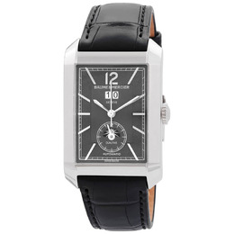 Baume & Mercier Hampton Moonphase Dual Time Automatic Grey Dial Mens Watch m0a10666