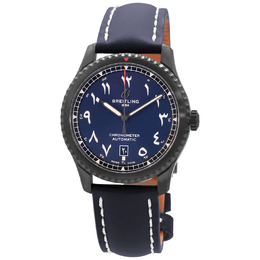 Breitling Aviator 8 Automatic Chronometer Blue Dial Mens Watch m173154a1c1x2