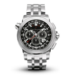 Carl F. Carl F. Bucherer Patravi TravelTec Black Dial Steel Mens Watch 10620083321