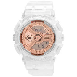 Casio G-Shock Perpetual Alarm World Time Quartz Analog-Digital Ladies Watch gma-s110sr-7a