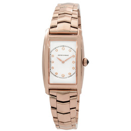 Emporio Armani Swiss Made Quartz Diamond White Dial Ladies Watch ars8303