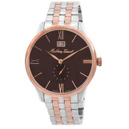Mathey-Tissot Edmond Metal Brown Dial Mens Watch h1886mrm