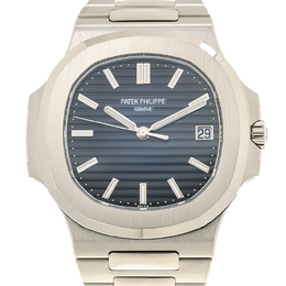 Patek Philippe Nautilus White Gold Automatic Blue Dial Mens Watch 5811/1g-001