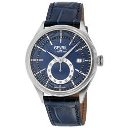 Gevril Empire Automatic Blue Dial Mens Watch 48102