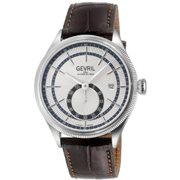 Gevril Empire Automatic White Dial Mens Watch 48101