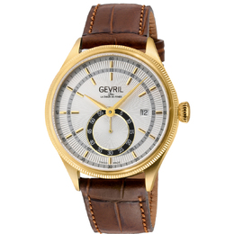Gevril Empire Automatic White Dial Mens Watch 48105