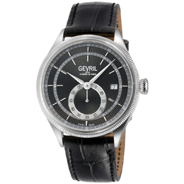 Gevril Empire Automatic Black Dial Mens Watch 48100