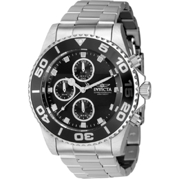 Invicta Pro Diver Chronograph Quartz Black Dial Mens Watch 43405