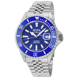 Gevril Chambers Automatic Blue Dial Mens Watch 42601