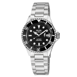 Gevril Wallstreet Automatic Black Dial Mens Watch 4850a