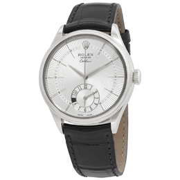 Pre-owned Rolex Cellini Automatic Chronometer Silver Dial Mens Watch 50529ssbkl
