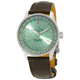 Breitling Navitimer Automatic Chronometer Green Dial Unisex Watch a17395361l1p2