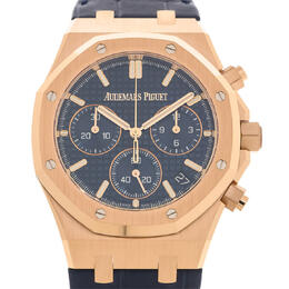 Audemars Piguet Royal Oak ''50th Anniversary'' Chronograph Automatic Blue Dial Mens Watch 26240or.oo.d315cr.01
