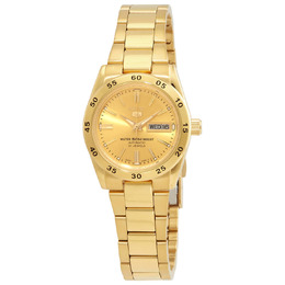 Seiko 5 Sports Ladies Watch SYMG44K1 Gold Dial Automatic Movement