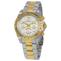 Invicta Speedway Chronograph White Dial Mens Watch 9212