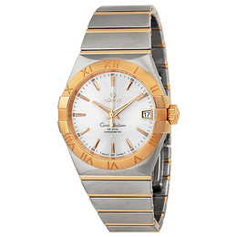 Pre-owned Omega Constellation Silver Dial Mens Watch 123.20.38.21.02.001