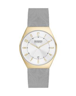 Skagen Quartz Watch with Stainless Steel Bracelet and Buckle Logo - Model No. 50277683uw