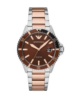 Emporio Armani Watch Model 58053792AM - Stainless Steel Case and Strap