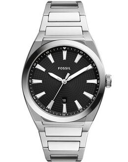 Fossil Watch - Fossil Logo, Deployant Clasp, Stainless Steel Case and Strap