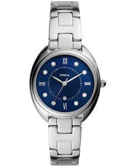 Fossil Wrist Watch 58054780GO | Stainless Steel Case with Brand Logo and Rhinestones