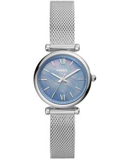 Fossil 58054774pq Chronograph Watch - Stainless Steel Case, Framed Clasp