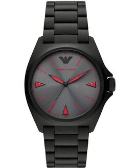 Emporio Armani Watch 58054769vc, Stainless Steel Case and Strap with Openable Link Chain