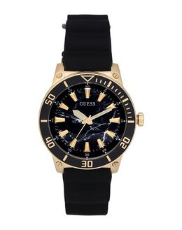Guess Watch Model 50283730gc: Brand Logo, Stainless Steel Case with Leather Strap and Water Resistance