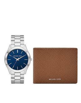 Michael Kors Watch 50290322rf - Printed Leather Strap