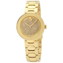 Movado Pave Crystal Dial Ladies Watch 3600492
