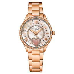 Stuhrling Original Symphony Quartz White Dial Ladies Watch - Model M17198