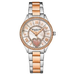 Stuhrling Original Symphony Quartz White Dial Ladies Watch M17197