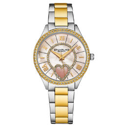 Stuhrling Symphony Quartz White Dial Ladies Watch m17175